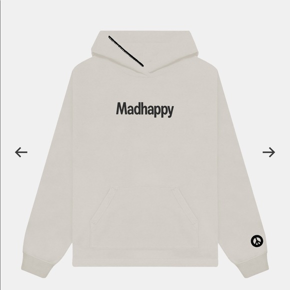 MADHAPPY Tops - MADHAPPY CLASSICS UNIVERSAL HOODIE IN CEMENT